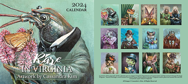 Cassandra Kim's Rare in Virginia 2024 Calendar