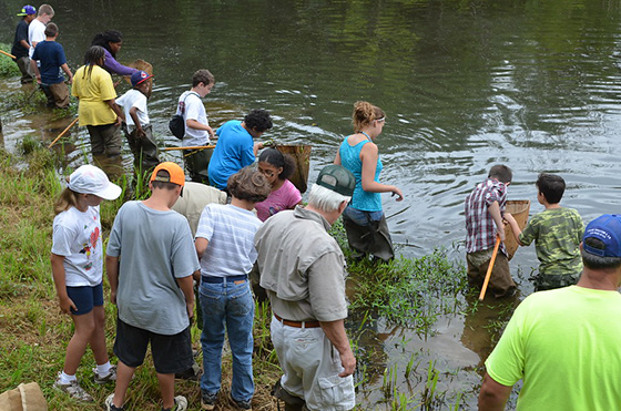 Watershed camp at Staunton River Battlefield State Park