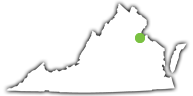 Location of Caledon State Park in Virginia