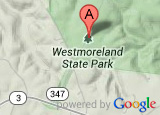 Google map thumbnail showing Westmoreland State Park's location Google map thumbnail showing Westmoreland State Park's location