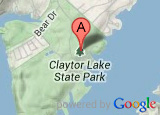 Google map thumbnail showing Claytor Lake State Park's location