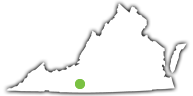 Location of Fairy Stone State Park in Virginia