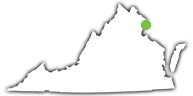 Location of Leesylvania State Park in Virginia