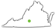 Location of Smith Mountain Lake State Park in Virginia