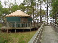 Yurt at Kiptopeke State Park