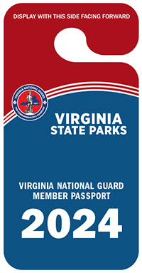 VSP National Guard Annual Pass hangtag