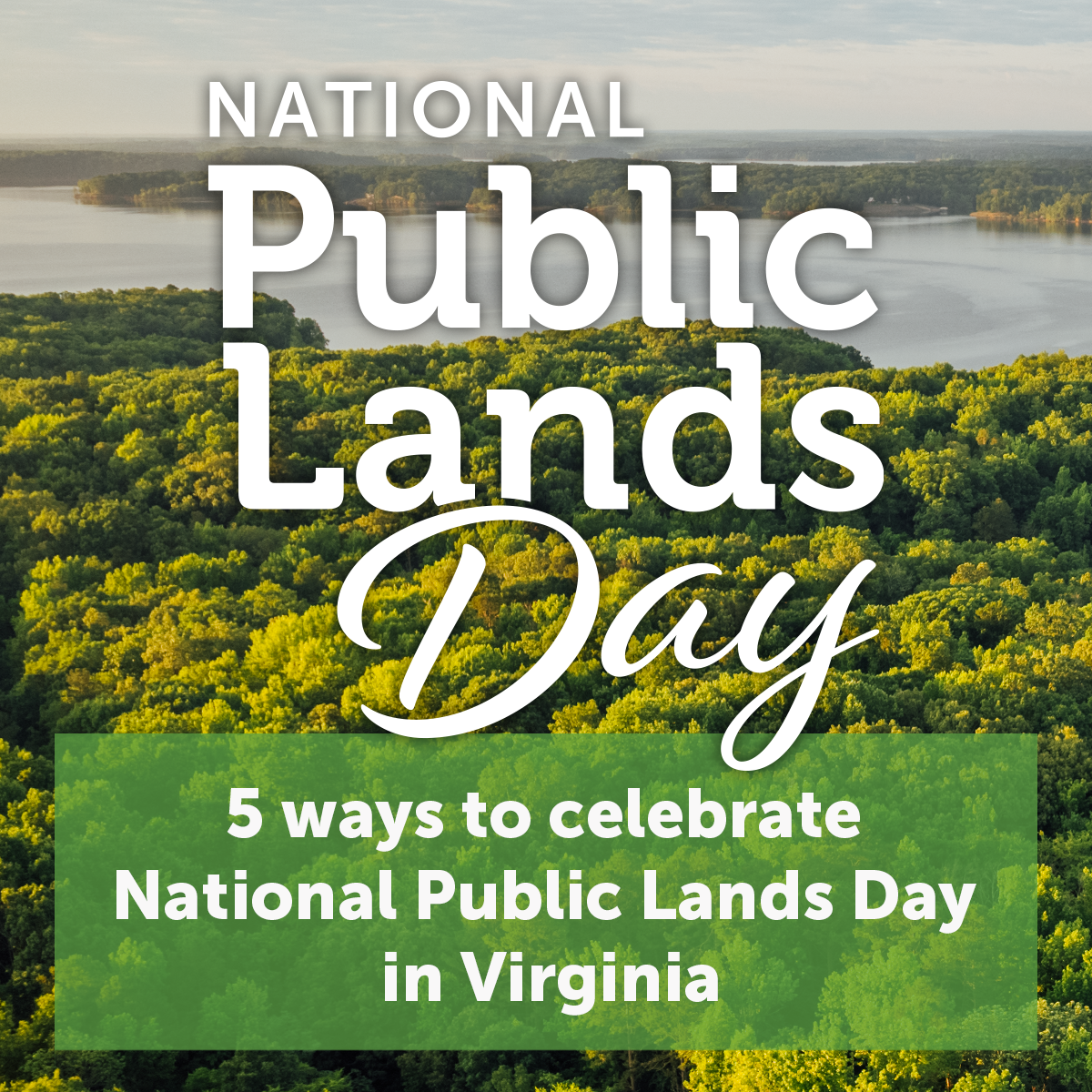 Celebrate Public Lands Day in Virginia State Parks
