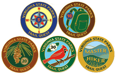 Trail Quest pins