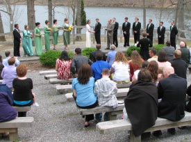 Wedding at Douthat State Park.