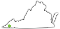 Location of Natural Tunnel State Park in Virginia