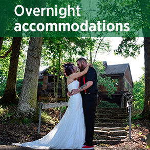 Overnight accommodations. Photo Yellow Tree Photography. Hungry Mother State Park Overnight accommodations. Photo Yellow Tree Photography