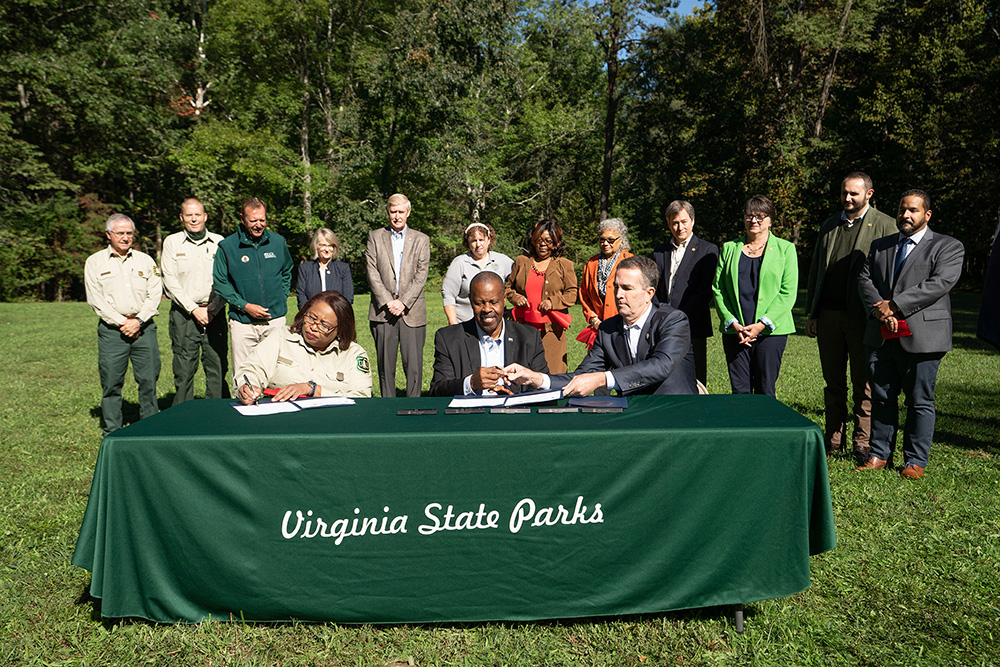 Reopening and dedication of the Green Pastures Recreation Area and historic signing of a Shared Stewardship agreement between the U.S. Department of Agriculture and the Commonwealth of Virginia.