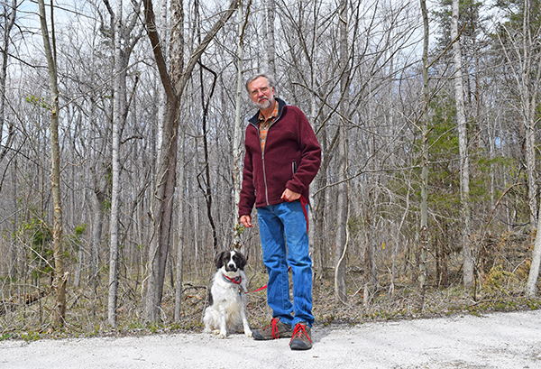 Greg Sullivan and Casey on the High Bridge Trail