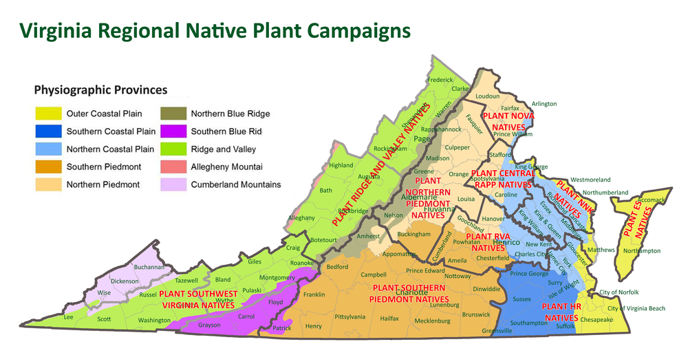 Virginia Regional Native Plant Campaigns