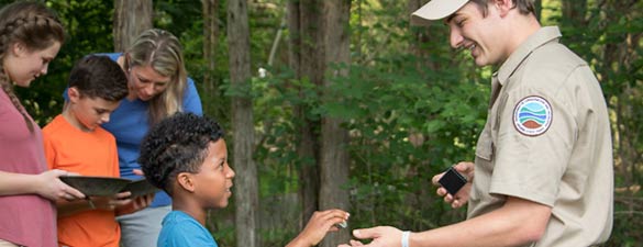 Kids at a state park