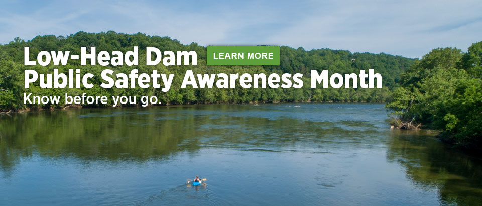April is low head dam safety awareness month