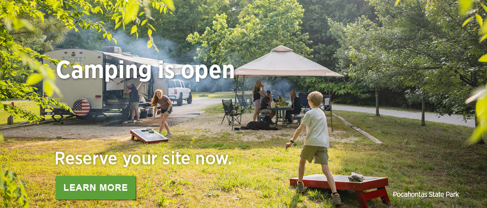 Camping opens March 7