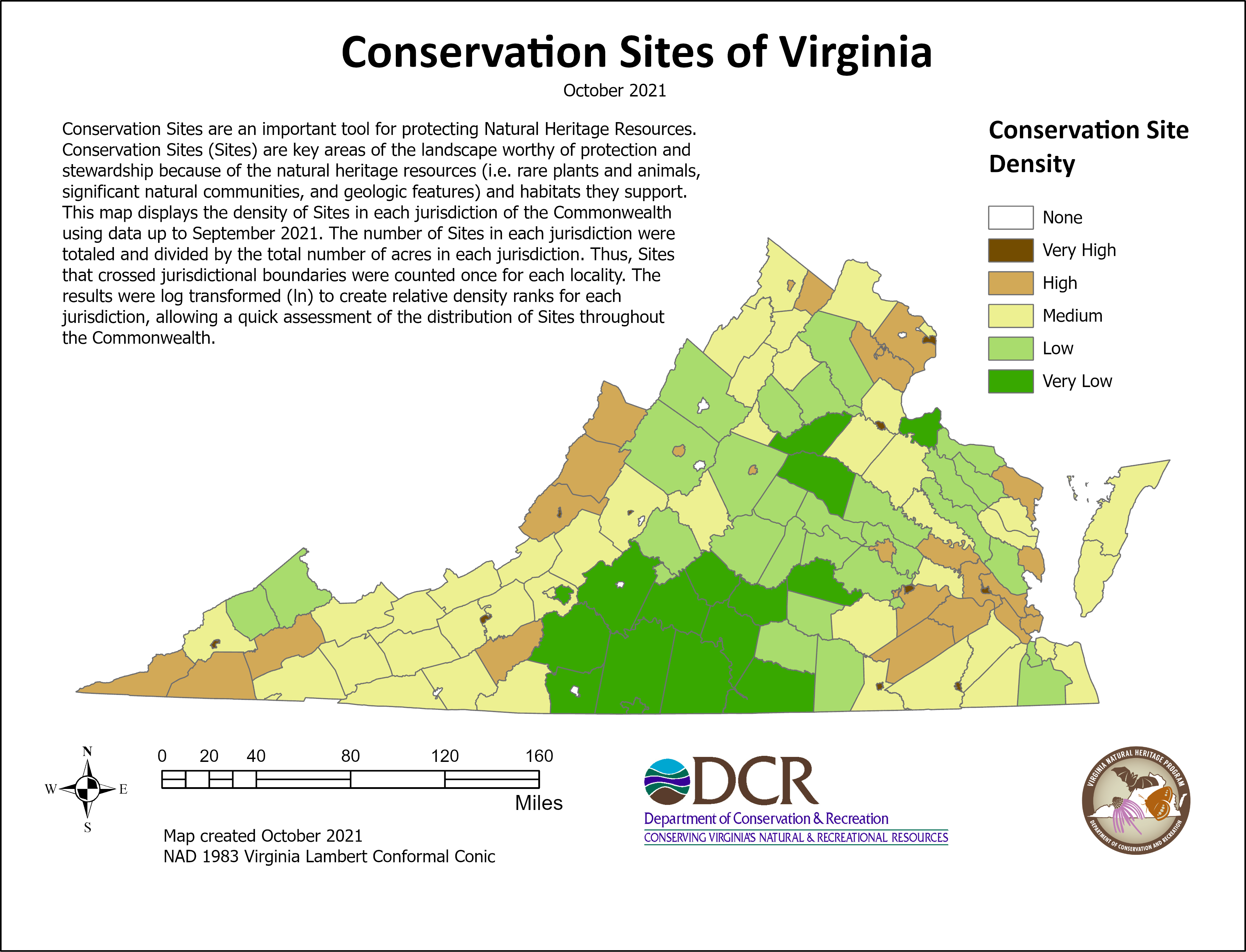 map of va conservation sites