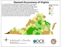 map of va element occurrences
