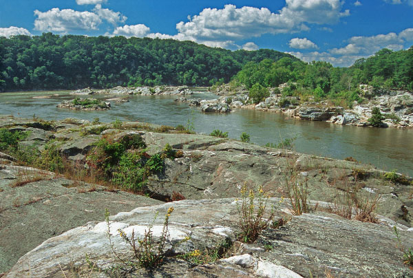 photo of riverside outcrop barren