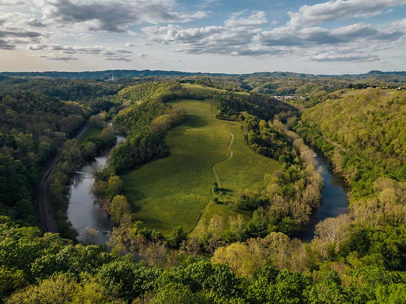 Clinch River State Park aerial