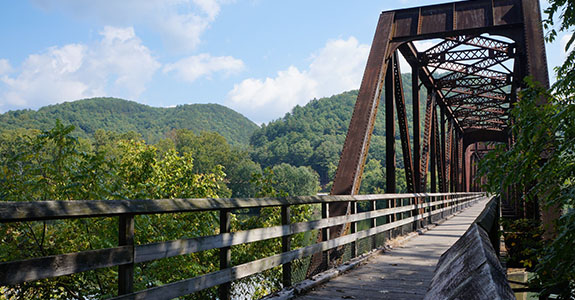 Hiwassee Bridge on the New River Trail