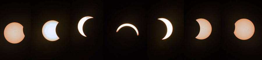 panorama of the 2017 Solar Eclipse photo by Sammy Zambon