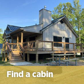 Cabin - find one nearby