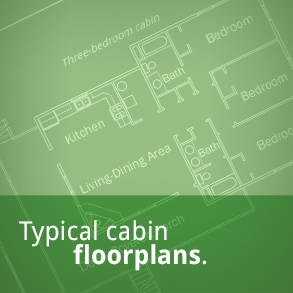 Cabin floorplans