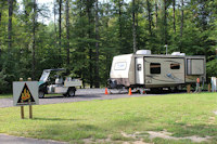 Camp host site at Powhatan