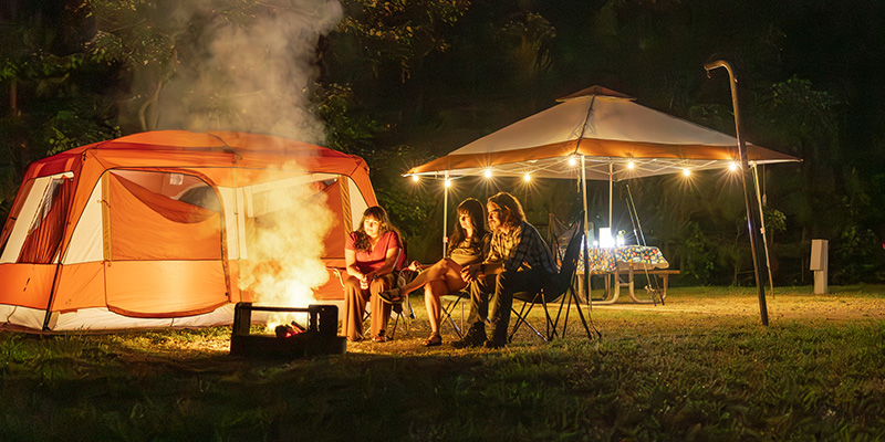 camping at Pocahontas State Park