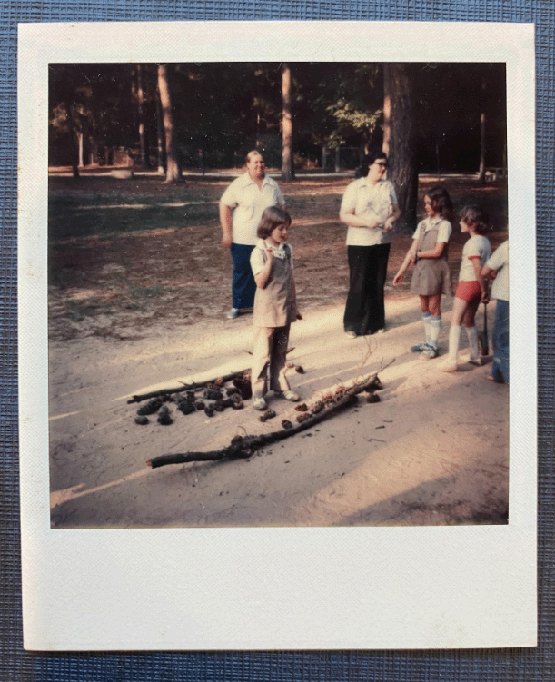 Christen Miller, Visitor Experience Director for Virginia State Parks, at a bridging ceremony in 1978 in Central Texas.