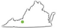 Location of Claytor Lake State Park in Virginia