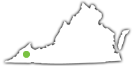 Location of Clinch River State Park in Virginia