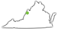 Location of Green Pastures Recreation Area in Virginia