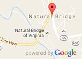 Google map thumbnail showing Natural Bridge State Park's location