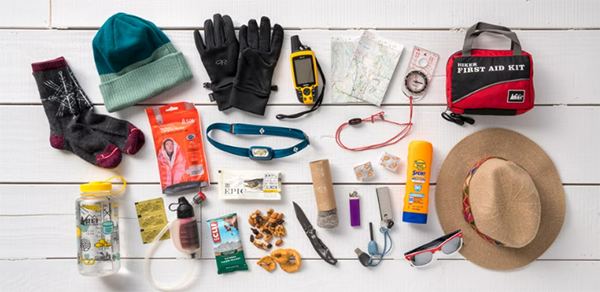10 Essentials Hiking kit - Courtesy of REI