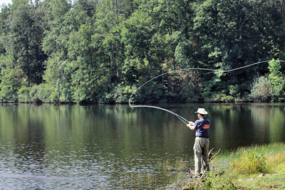 Fishing at Holliday Lake State Park