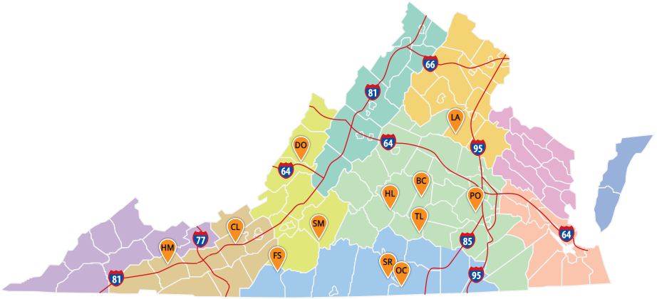 map of good paddling parks statewide