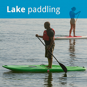 Paddling, lakes