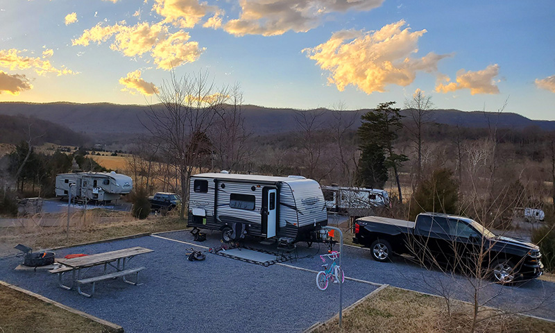 Camping at Shenandoah River State Park