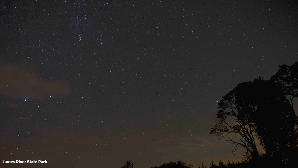 James River State Park stars