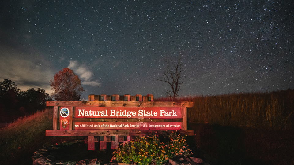 Natural Bridge Dark Sky Photo
