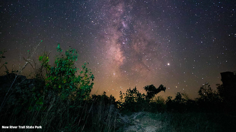 New River Trail State Park stars