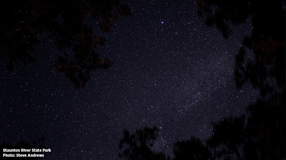 Staunton River State Park Dark Sky photo by Steve Andrews