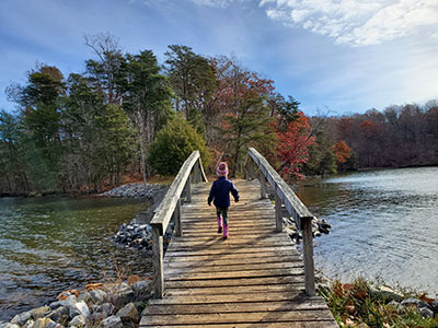Hike to Turtle Island at Smith Mountain Lake State Park. Photo Lindsey Parker Hike to Turtle Island at Smith Mountain Lake State Park