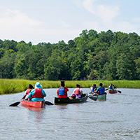Canoeing at York River State Park