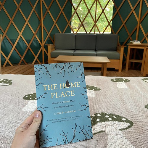A book I enjoyed during my yurt stay. Photo by Haley Rodgers.